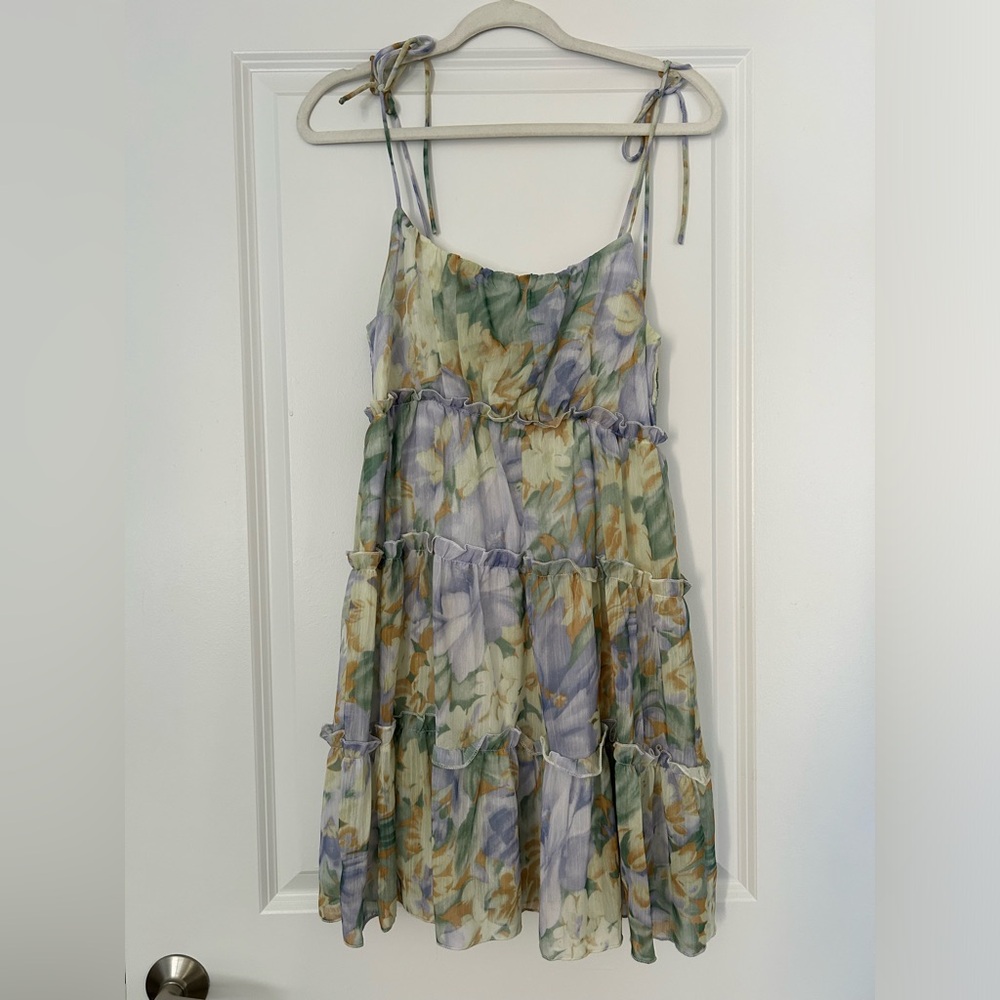 Floral Print Mini Dress